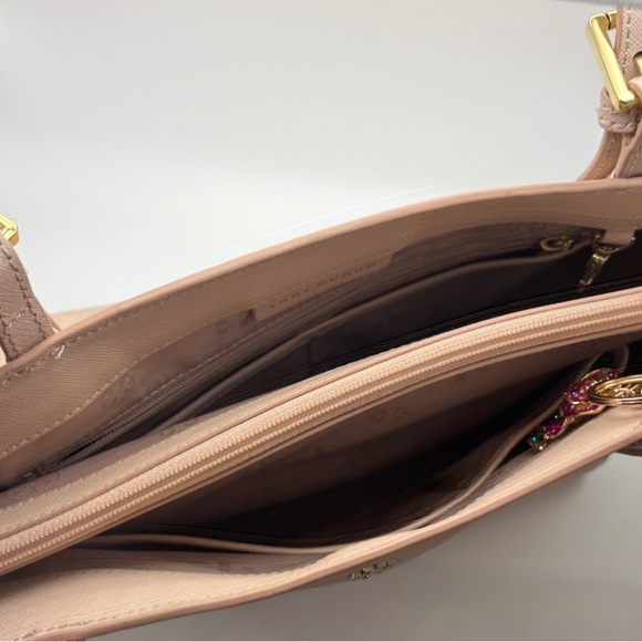 Tory Burch Emerson Blush Pink Tote Bag EUC - Picture 16 of 16